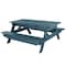 Highwood Usa Rectangle Hometown Picnic Table, Nantucket Blue, 6 ft L, 30 in H Overall AD-TBL-HI02-NBE - alternate 1